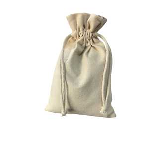 Bolsas de Algodón Reciclables Hechas a Mano con Asas de Cuerda, Ecológicas, Personalizadas, con Cordón, Reutilizables, Multiusos, para Regalos, Manualidades, Embalaje Textil - Product Image 4