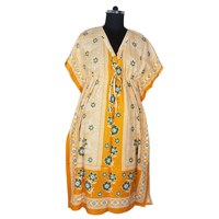 2025 diskon besar Kaftan panjang Batik Afrika gaun ukuran Plus wanita KFCL018 produsen pakaian wanita desainer Kimono katun India