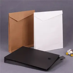 ซองกระดาษคราฟท์สีน้ำตาลดำสำหรับจัดเก็บเอกสารที่เก็บแบบปิดได้ตามต้องการสำหรับใส่เอกสารเอกสารพร้อมเชือก - Product Image 3