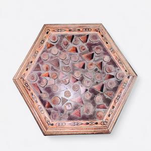 Coffrets cadeaux de bijoux en bois de finition naturelle multicolore faite à la main de qualité supérieure artisanat MDF multicolore pour la décoration de la maison inde - Product Image 3