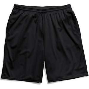 Pantalones cortos de malla con logotipo personalizado de Color sólido ecológico para hombre, pantalones cortos atléticos para correr, entrenamiento, gimnasio - Product Image 6