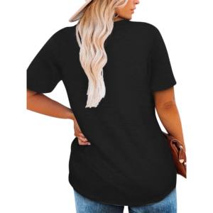 Streetwear personnalisé respirant pour femmes, t-shirt uni en coton, t-shirts longs pour femmes, t-shirts amples et surdimensionnés - Product Image 2