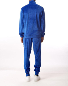 OEM Velvet Tracksuit Sets Jogging Training Exercise <b>Velour</b> <b>Hoodie</b> & Sweatpants Sets Men's Custom Velvet Tracksuits - Product Image 4