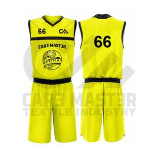 Conjunto de Uniforme de Baloncesto Unisex Más Vendido con Manga Corta, Talla Grande, Logotipo Personalizado para Entrenamiento de Equipo - Product Image 1