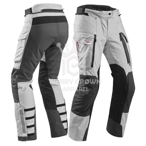 Pantalon de moto de course en gros Vêtements de moto en cuir en toile coupe-vent d'origine fabriqués au Pakistan - Product Image 1