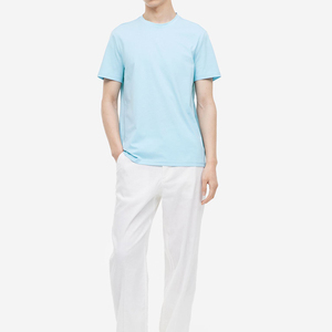 Camiseta de peso pesado con logotipo personalizado, camiseta negra para hombre, camisetas de algodón pesado de alta calidad con hombros caídos, camisetas de algodón 100% para hombre - Product Image 3