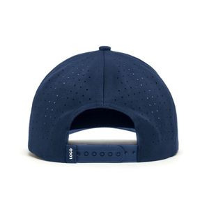 Casquettes de golf tendance et respirantes OEM d'usine avec logo personnalisé et étiquette latérale personnalisée, casquette snapback 6 panneaux pour activités de plein air - Product Image 4