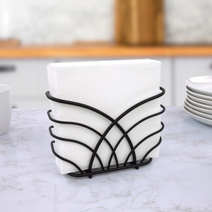 Centro de mesa y decoración de mesa, servilletero de latón con servilletero con acabado antiguo con logotipo personalizado - Product Image 2