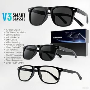 Lunettes Intelligentes avec Caméra HD 8MP, Double Objectif 32 Go, Traduction IA, Transfert Wi-Fi, Contrôle par Application, Contrôle Tactile, Lecteur de Musique, Appel Téléphonique - Product Image 2