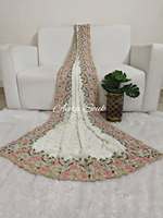 Georgette de vente chaude avec des paillettes et du travail de pierre Saree approvisionnement en gros d'usine de l'Inde à des taux bon marché