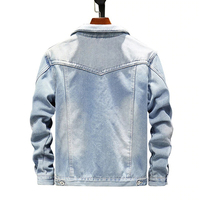 Veste en jean élégante pour hommes Tenue décontractée OEM Vente en gros Veste en jean en coton de haute qualité pour hommes Veste en jean personnalisée pour hommes à vendre
