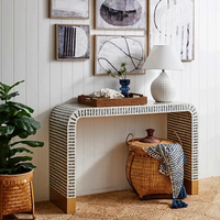 Vente de gros Vietnam de table console italienne de luxe de meilleure qualité en nacre pour le salon quantité minimale de commande bas
