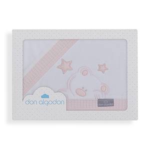 Lot de 3 draps modernes Viggo pour poussette, 100 % coton tissé avec motif à motifs - Product Image 1