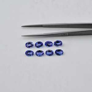3x4mm Natural Blue Tanzanite Faceted Oval Cut Loose Gemstone Prix de gros Forme personnalisée Tanzanite Stone du meilleur fournisseur - Product Image 2