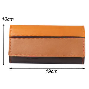 กระเป๋าสตางค์หนังปิดกระดุมสำหรับผู้หญิง - Product Image 5