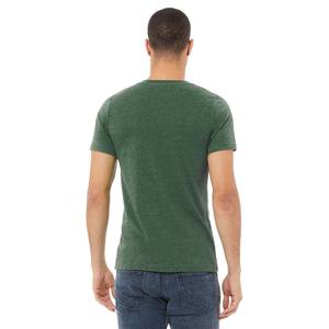 Camiseta transpirable Bella + Canvas Green Cotton/Poly Blend Apparel para hombre - Product Image 5