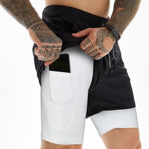 Stylish Pockets <b>Men's</b> Black Regular Fit <b>Woven</b> Mid-rise Shorts Four Pockets Zip Fly Button Closure Waistband with <b>Belt</b> - Product Image 4