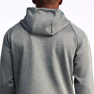 Sweat à capuche confortable pour hommes 100% coton à manches longues doublé polaire OEM ODM Logo personnalisé Fournisseur de streetwear - Product Image 4