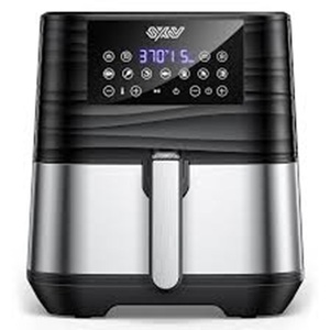 TOP QUALITÉ 5.8 Qu-art Max XL Air Fryer Four 1700-Watt Électrique Chaud Contrôle Numérique Solaire Carré 6L - Product Image 1