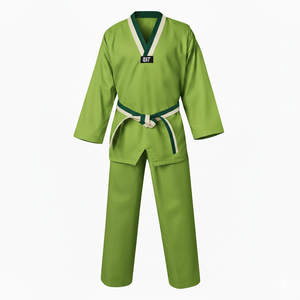 Uniformes de Taekwondo Dobok de Poliéster Transpirable de la Mejor Calidad, Uniformes Wtf para Niños, Trajes de Entrenamiento Personalizados de Alta Calidad al por Mayor - Product Image 5