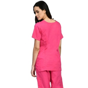 Uniforme de enfermera de dos piezas para mujer de la mejor calidad, comodidad para todo el día, Media manga, doble costura, diseño Flexible, uniformes de enfermería - Product Image 2