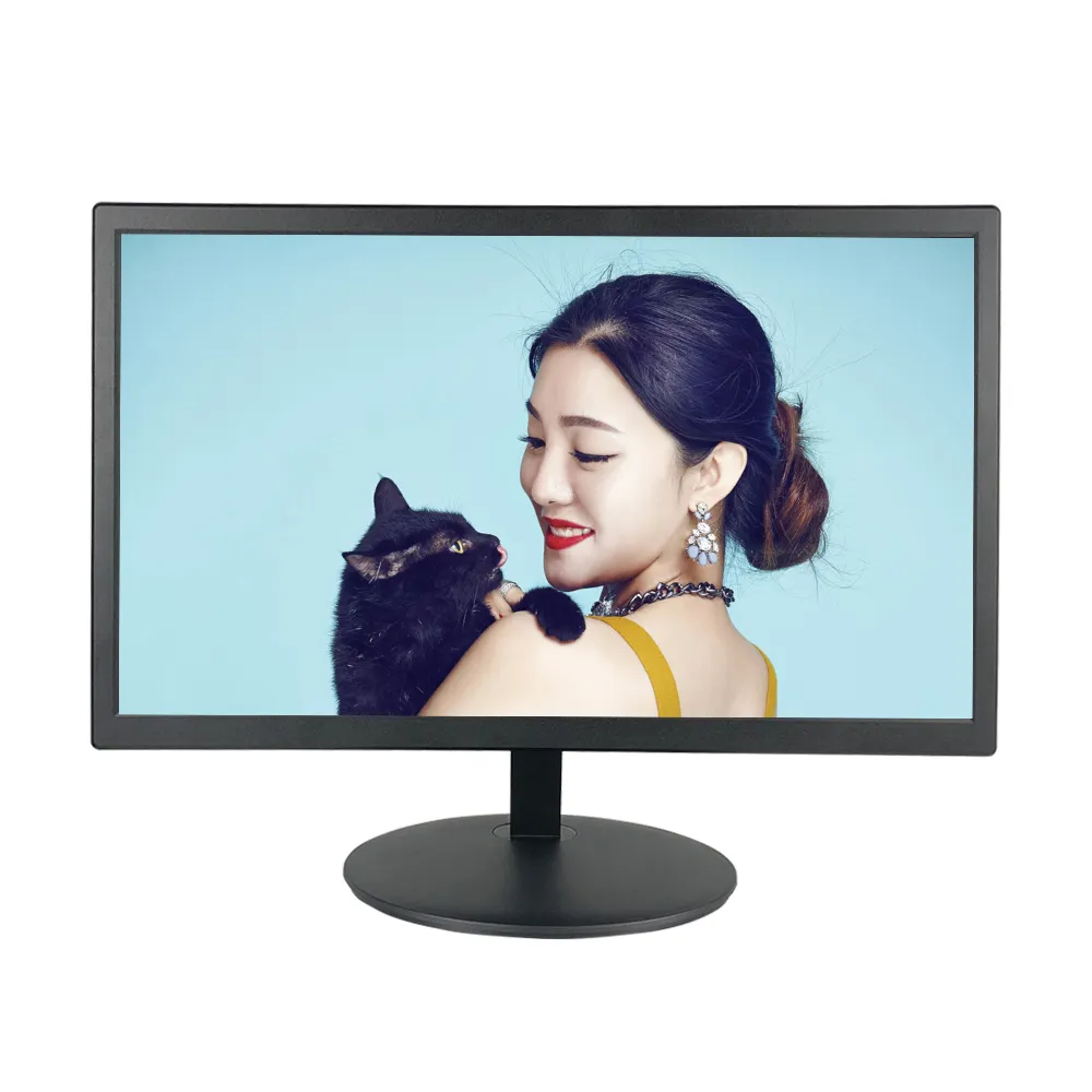 ZWBA Monitor de PC de 24 polegadas para PC, monitor de mesa e escritório, tela de computador, monitores LCD LED