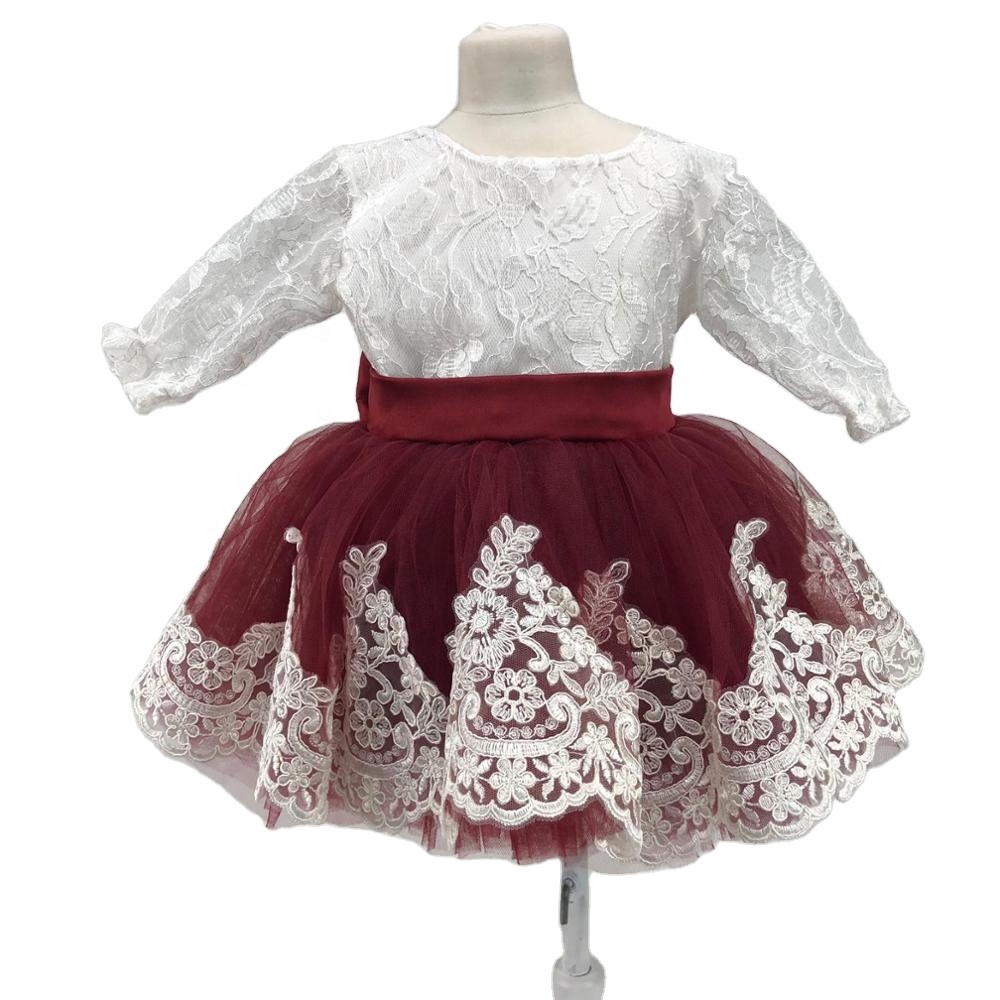 In Stock Burgundy Girl Dresses Multiway Design for Versatility