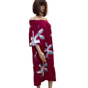 Vestido tejido de rayón 100% con hombros descubiertos pintado a mano, ropa deportiva, traje de baño de una pieza para Fitness, conjunto de Bikini de verano - Product Image 2