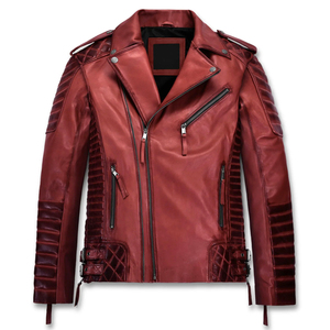 Chaquetas de cuero a la moda para hombre, chaqueta de cuero de estilo callejero, nueva chaqueta de invierno de cuero con logotipo personalizado a la moda para hombre - Product Image 6