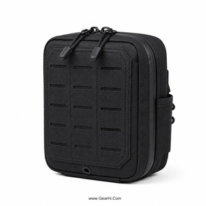 Bolsa de Carga Reforzada Resistente al Agua, Corte Láser, Cierre de Cremallera de Nailon, Sistema de Drenaje Automático, Bolsillo Modular para Accesorios, Bolsa GP - Product Image 5