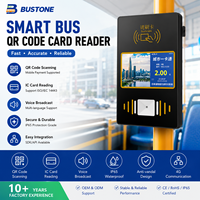 Validador de Tarifas de Autobús Inteligente con Código QR, Tarjeta NFC, Tarjeta IC, Terminal de Pago sin Contacto EMV para Sistema de Cobro de Tarifas de Transporte Público