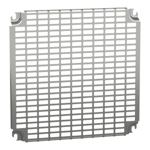 Per SCHNEIDER ELECTRIC NSYMR44 Componenti Industriali Monoblocco Pannelli Perforati H400xW400mm con Perforazioni Universali 11x26mm - Product Image 1