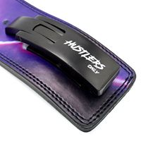 Cinturón de Levantamiento de Pesas Personalizado con Diseño de Anime Morado, Cinturones con Estampado de Anime para Gimnasio y Fitness