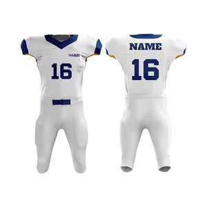 Uniforme de Fútbol Americano Transpirable de Alta Calidad con Colores y Logotipo Personalizados - Product Image 1