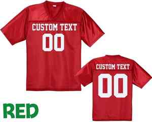 Camiseta de manga corta con cuello en V para hombre y mujer, ropa de calle deportiva Unisex, camisetas para niños, camiseta de fútbol americano - Product Image 4