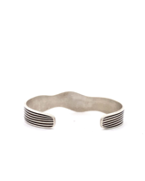 Bracelet en argent sterling 925 motif vagues argentées, forme amoureux chrétiens, style original, pour mariage et soirée, unisexe - Apportant de la joie