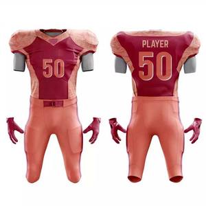 Maillots de Football américains au Design Unique personnalisé, impression par Sublimation de haute qualité, 100% Polyester, uniformes de sport à bas prix - Product Image 3