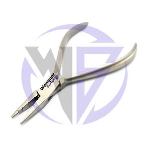 Pince à couronne OEM 5,5 pouces avec pointes courbes dentelées, usage dentaire, chirurgical, en acier inoxydable Wenquar, disponible, prêt à être expédié - Product Image 4