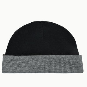 Premium Quality Custom Unisex Rubber Patch Logo 100% Acrylic Cuffed Knitted <b>Beanie</b>,Men <b>Skull</b> Winter Hat Fisherman <b>Beanie</b> Cap - Product Image 2