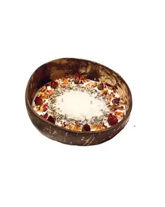 Handmade Sustainable Natural Coconut Candle Bowl/Coconut Candle Wax Creative Decorate with Many Scent