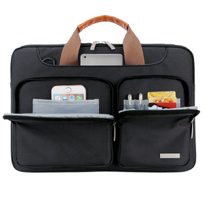 Sac de transport pour ordinateur portable de qualité supérieure, compartiment sécurisé pour ordinateur portable, matériau Oxford, résistant à l'eau, léger, design élégant pour le bureau - Product Image 1