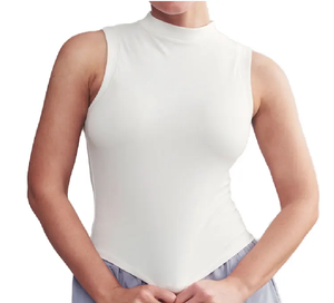 Débardeur de sport respirant en fibre de coton/bambou, de grande taille, haut court d'exercice, gilet de fitness, débardeurs de yoga pour femmes - Product Image 5