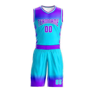 Ensembles d'uniformes de basket-ball pour les écoles et les collèges Conception personnalisée Tissu à séchage rapide Fabricant OEM Prix directs d'usine - Product Image 2