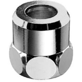Conexión de Compresión Especial SCHELL Cromada de 3/8 Pulgadas x 10 mm con Bridas de Compensación de Longitud - Product Image 1