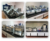 Machine de rembourrage et d'essorage automatique de laboratoire pour le façonnage et la teinture des textiles