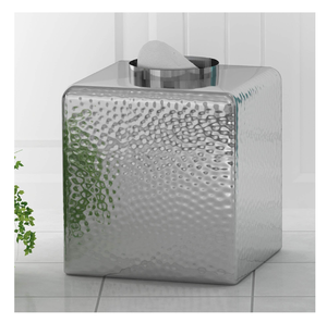 Offre spéciale Boîte à mouchoirs Conception personnalisée Boîte à mouchoirs en papier en acier inoxydable d'excellente qualité - Product Image 2