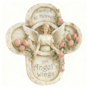 Monumento <span class=keywords><strong>de</strong></span> Ángel Bebé para Exteriores, Lápida Conmemorativa para Jardín o Bosque - Product Image 6