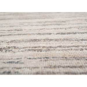 Alfombra Afgana de Lana Anudada a Mano, Color Gris Entropía y Negro, Estilo Boho, Modelo ENM-8041, Rectangular a Rayas, para Sala de Estar, Pasillo o Recibidor - Product Image 3