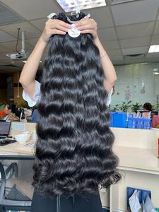 วิกผมคนผมดิบแบบเวียดนามลอนธรรมชาติผมต่อแบบหยิกหยักศกแบบคู่ - Product Image 5