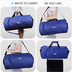 Sac de sport unisexe, sangle réglable, plusieurs poches, fermeture à glissière, portable, fitness solide - Product Image 2